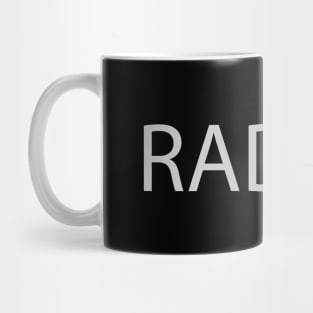 Radish typography design Mug